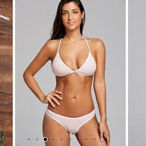 Swim Ribbed Highcut Bikini Set Poshmark